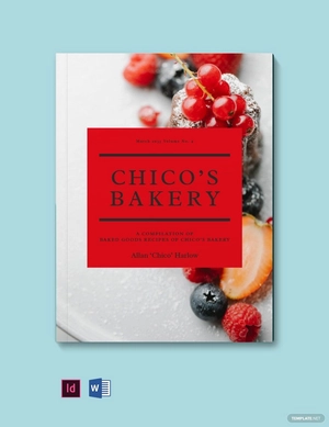 Elegant Bakery Cookbook Template