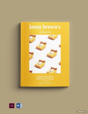 Modern Bakery Cookbook Template