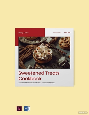 Square Bakery Cookbook Template