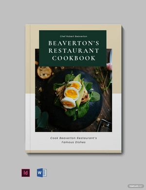 Restaurant Food Cookbook Template