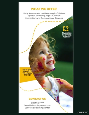 Special Education Rack Card template