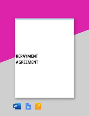 Simple Repayment Agreement Template