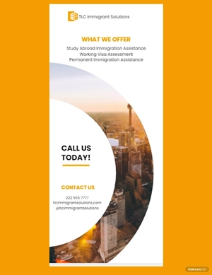Consultant Agency Rack Card Template