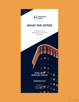 Creative Advertising Rack Card Template