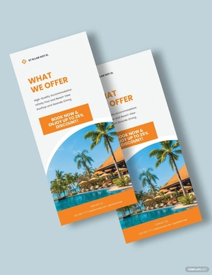 Sales Rack Card Template