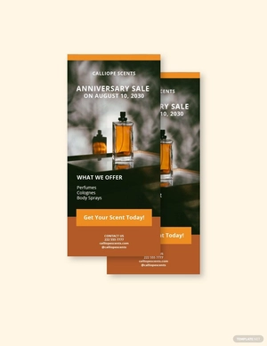 Simple Sales Rack Card Template