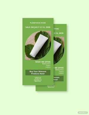 Creative Sales Rack Card Template