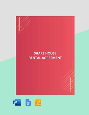 Short Term House Rental Agreement Template