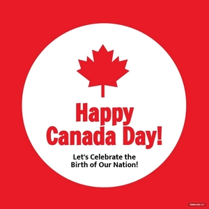 Happy Canada Day Instagram Post Template