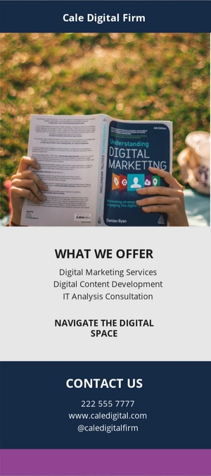 Digital Rack Card Template