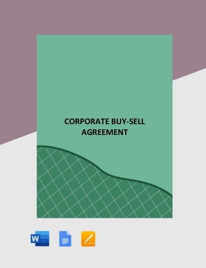 Corporate Buy-Sell Agreement Template