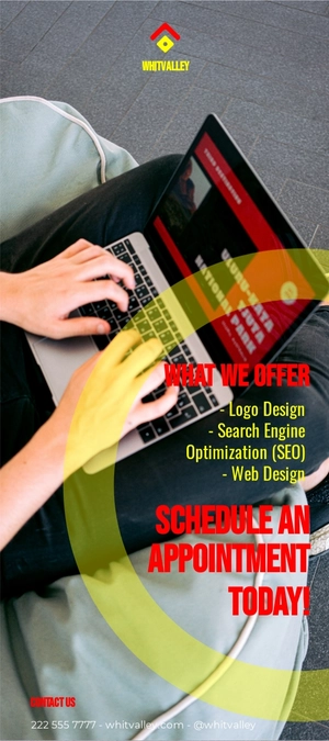 Creative Startup Rack Card Template