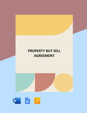 Property Buy Sell Agreement Template