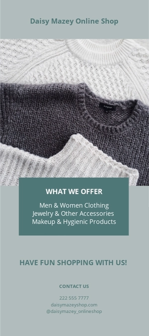 Small Business Startup Rack Card Template