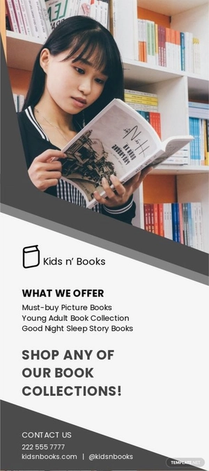 Store Rack Card Template