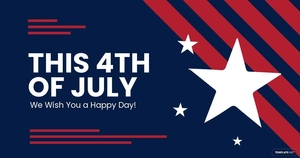 Happy 4th Of July Facebook Post Template