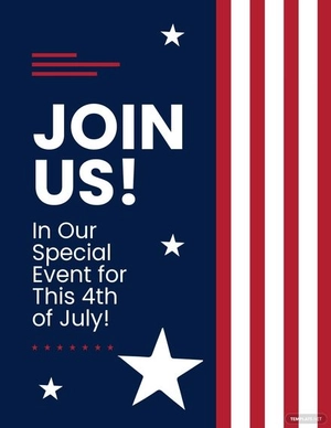 4th Of July Event Flyer Template