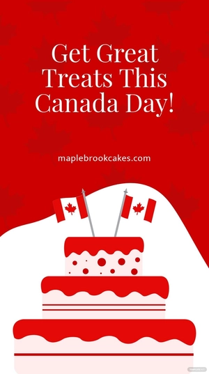 Canada Day Ad Instagram Story Template