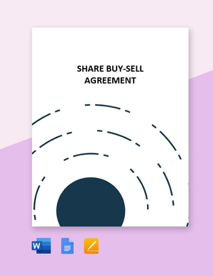 Share Buy Sell Agreement Template Share Buy Sell Agreement Template