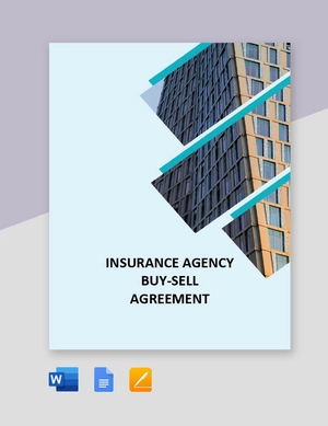 Insurance Agency Buy-Sell Agreement Template