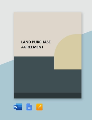 Simple Land Purchase Agreement Template Simple Land Purchase Agreement Template