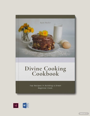 Elegant School Cookbook Template