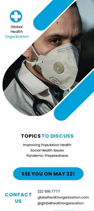 Health Summit Rack Card Template