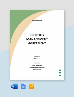 Basic Property Management Agreement Template
