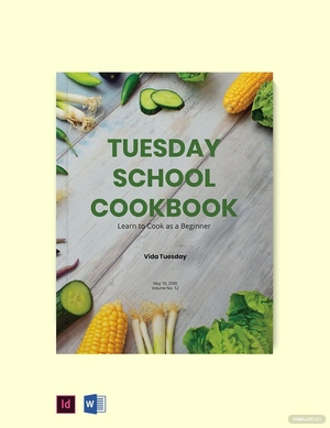 Creative School Cookbook Template