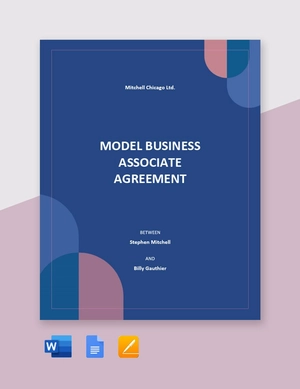 Model Business Associate Agreement Template