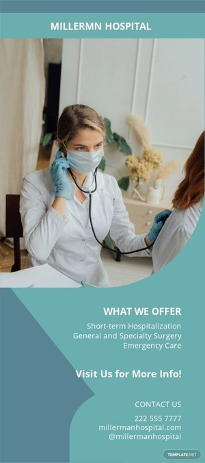 Health & Medical Rack Card Template