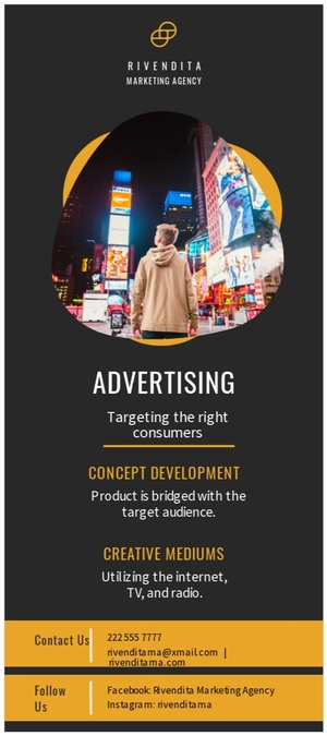 Modern Marketing DL Card Template