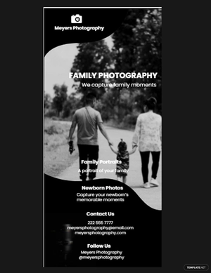 Photographer DL Card Template