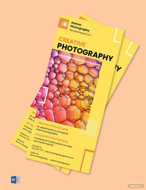 Creative Photography DL Card Template