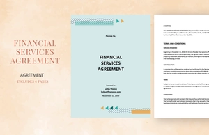 Financial Services Agreement Template