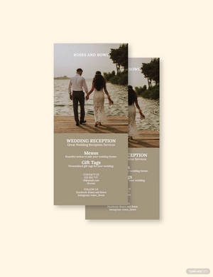 Wedding DL Card Template