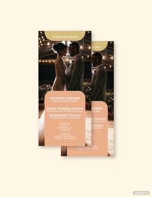 Modern Wedding DL Card Template
