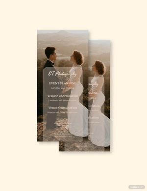 Wedding Photography DL Card Template