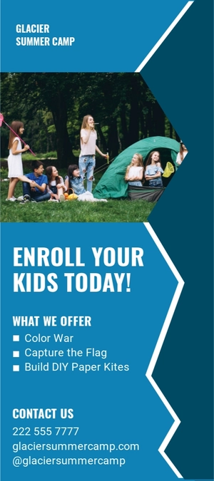 General Kids Rack Card template