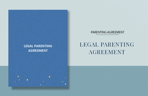 Legal Parenting Agreement Template Legal Parenting Agreement Template