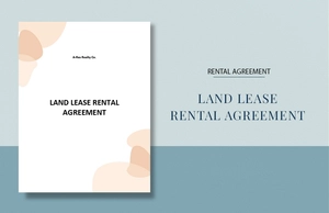 Land Lease Rental Agreement Template