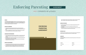 Enforcing Parenting Agreement Template
