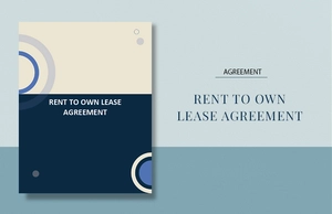 Rent to Own Lease Agreement Template