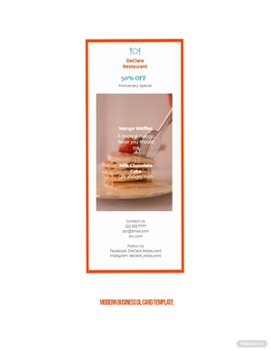 Modern Business DL Card Template