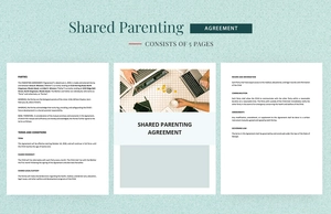 Shared Parenting Agreement Template