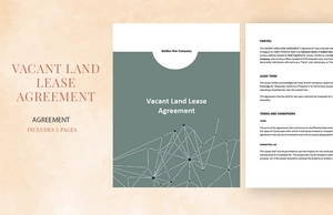 Vacant Land Lease Agreement Template Vacant Land Lease Agreement Template