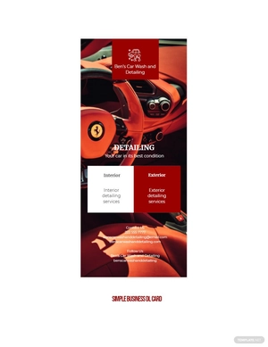 Simple Business DL Card Template