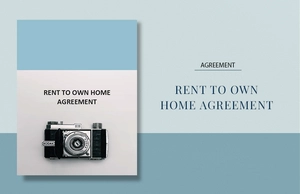 Rent to Own Home Agreement Template