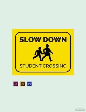 School Sign Template