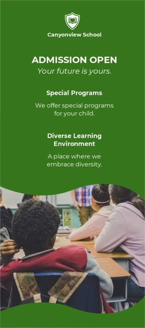 Education Learning DL Card Template